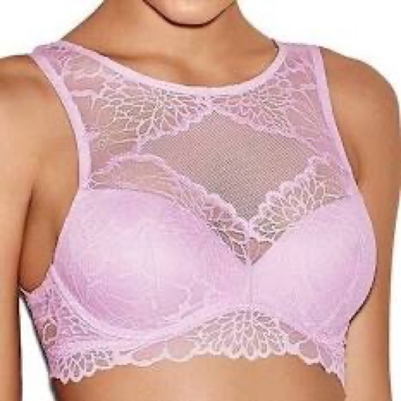 PINK VICTORIA'S SECRET Lilac Lace Bralette - Picture 2 of 16